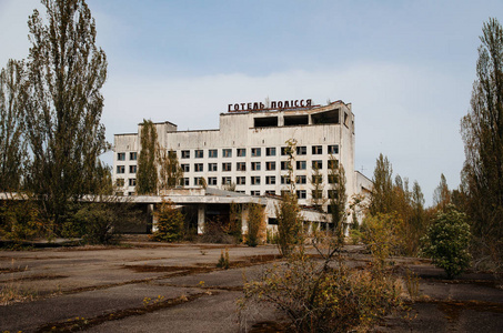 在乌克兰切尔诺贝利市酒店波利。不镇