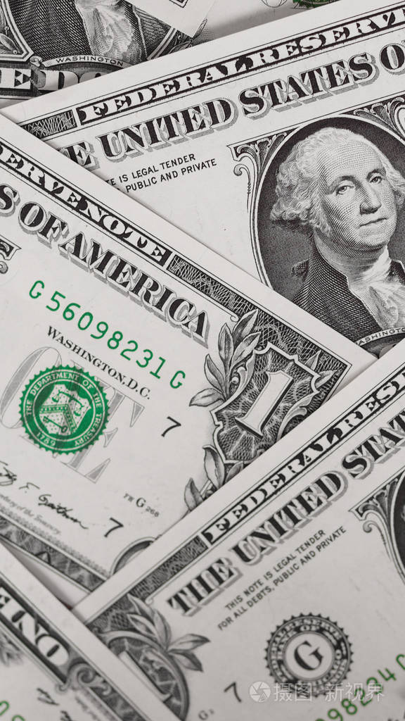 美元的钞票1美元