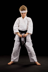 跆拳道黑带图片