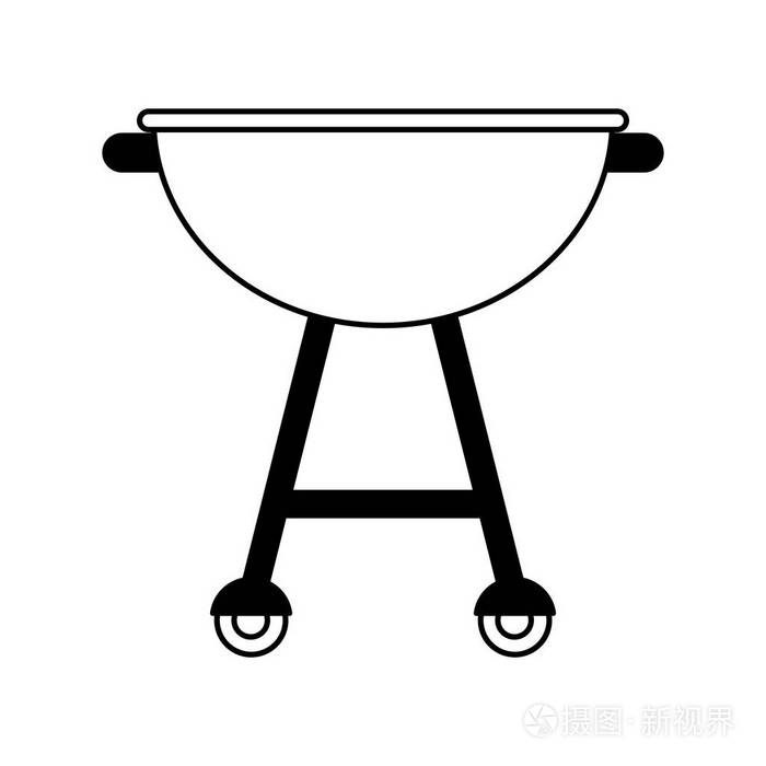 烧烤烧烤孤立的图标插画-正版商用图片0wrufi-摄图新视界
