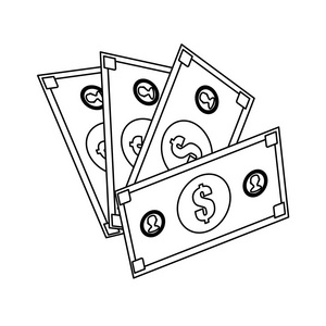 受钞票设计,货币票据支票或支票票奖励的启发.