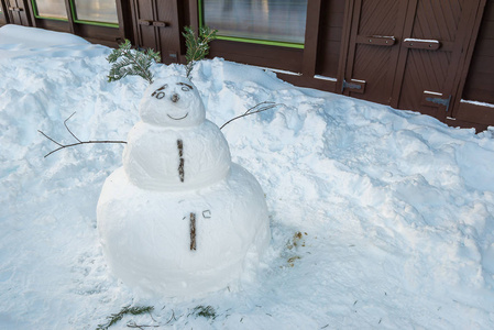 雪人在冬天