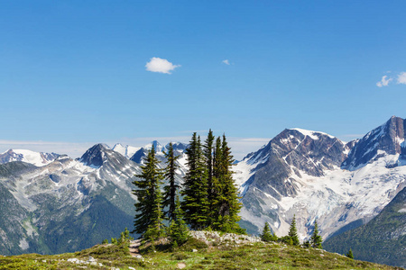 如诗如画的山景