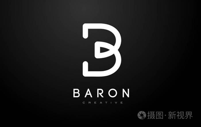 B 标志。B 字母图标设计矢量