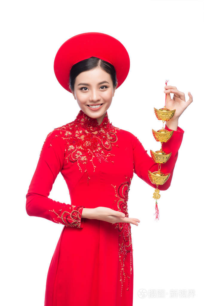 传统节日服装ao 戴上美丽的亚洲女人的画像 春节假期 农历新年照片 正版商用图片0wser9 摄图新视界 传统节日服装ao 戴上美丽的亚洲女人的画像 春节假期 农历新年照片 正版商用图片0wser9 摄图新视界