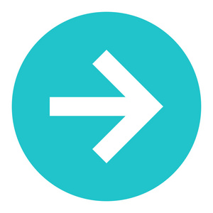 箭头符号平面圆图标照片