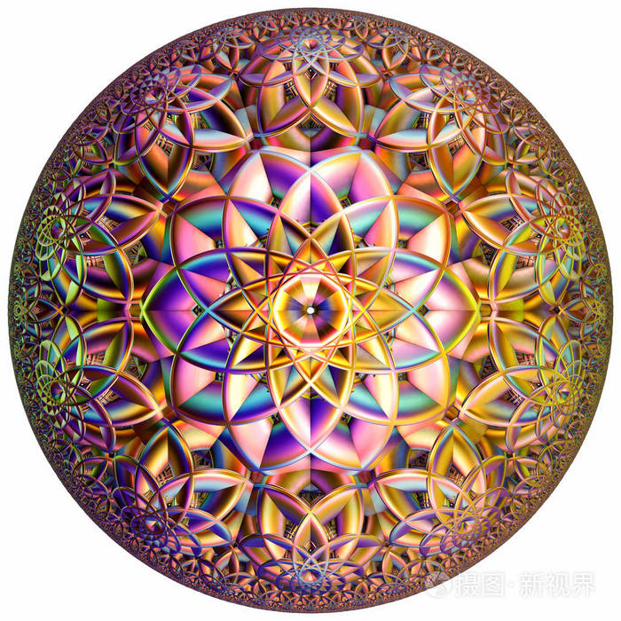 彩色的双曲镶嵌