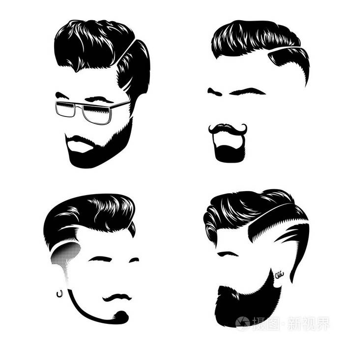 男人的头发样式集合