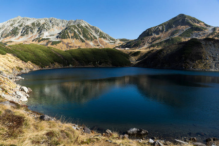 Mikurigaike 池塘在立山