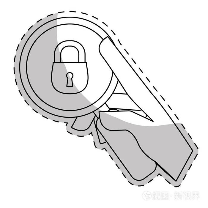 安全或隐私相关的图标图像插画-正版商用图片0wspqe-摄图新视界