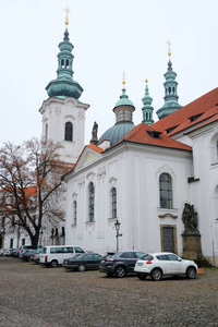 在布拉格市中心的大教堂
