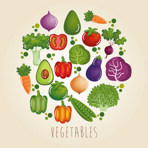 设置蔬菜健康食品