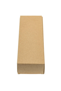 包棕色纸箱的长项。样机孤立