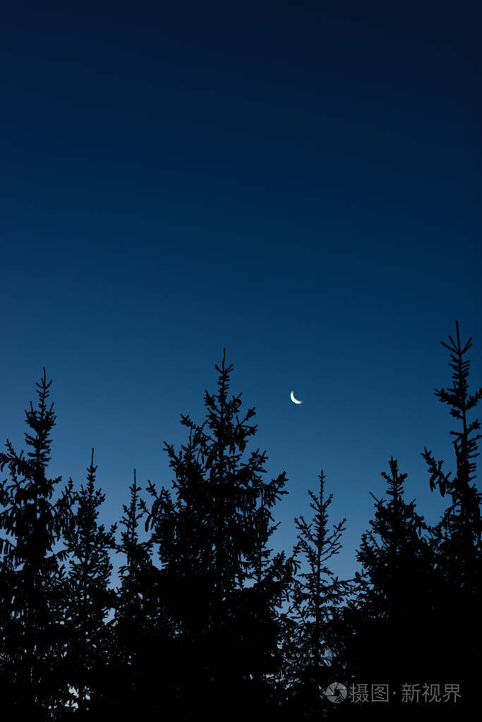 天空夜晚图片大全图片