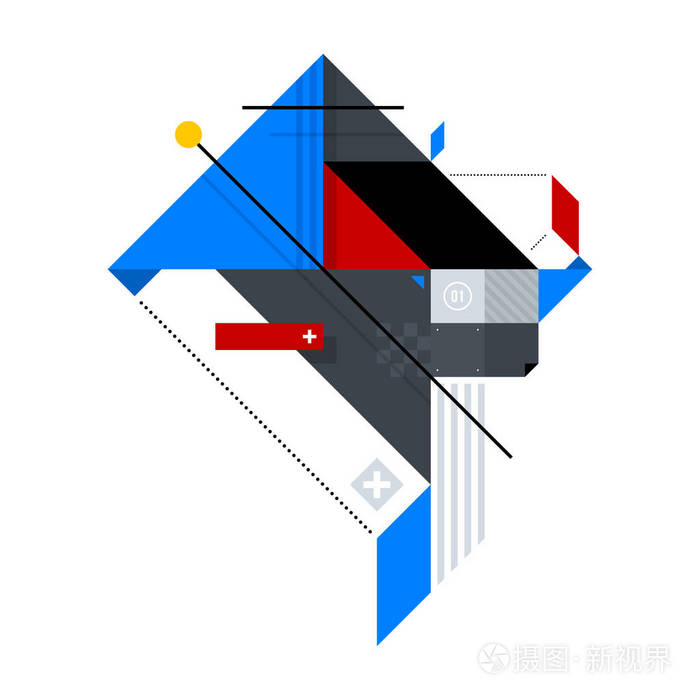 抽象艺术,至上主义,建构主义风格.