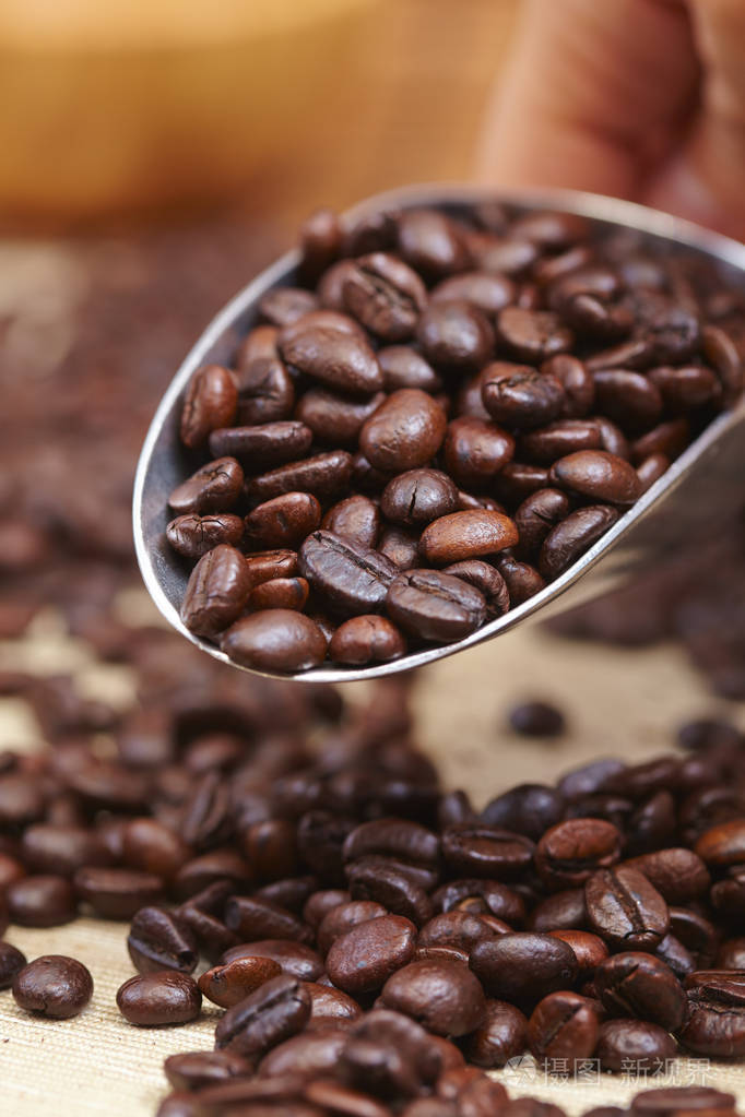 新鲜的咖啡豆