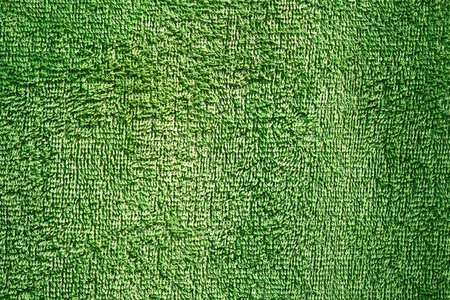 绿色纹理上毛巾材料