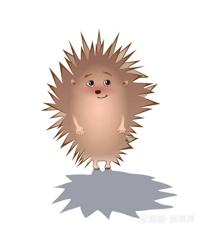 卡通好刺猬