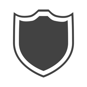 安全概念 电路板的轮廓的护盾安全护盾美元符号安全护盾矢量图标屏蔽