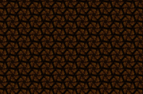 抽象的黑几何图案的棱镜。几何网格纹理。棱镜花数字背景。黑色棕色绿色蓝色红褐红色橙色黄色金和紫粉色色调