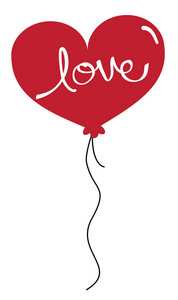 爱的心情人节气球图片