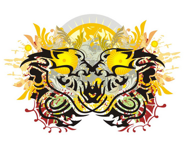两个狮子头图片