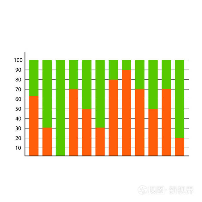 彩色图形关系图