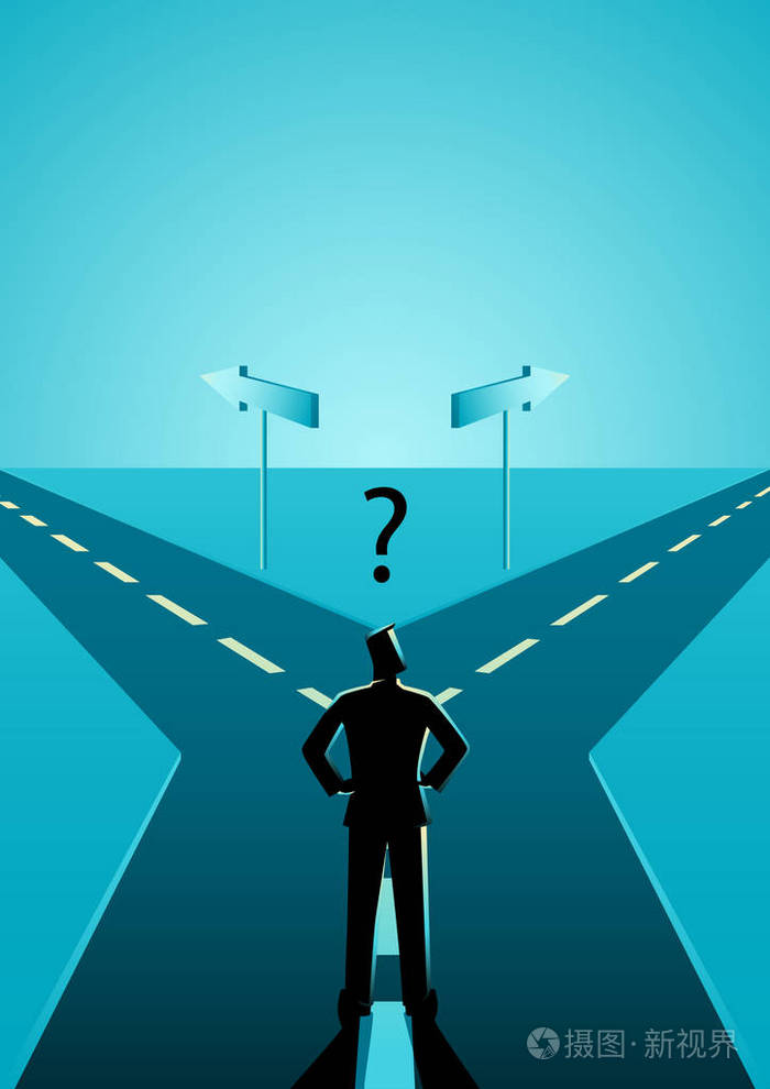 选择哪条路,他应该去的商人