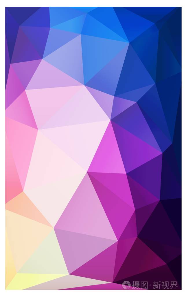 浅粉色蓝色抽象马赛克背景