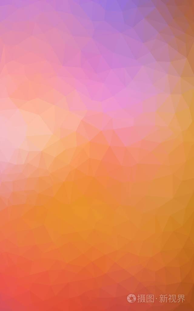 浅蓝色黄色 lowpoly 背景与副本空间.使用不透明蒙版