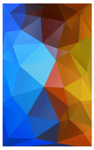 背景蒙版浅蓝色黄色 lowpoly 背景与副本空间.使用不透明蒙版照片