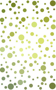 明亮的绿色黄甜甜圈背景，创意设计模板