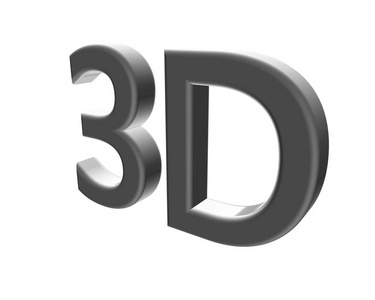 3d 渲染颜色 3d 字母白色背景上。3d 图