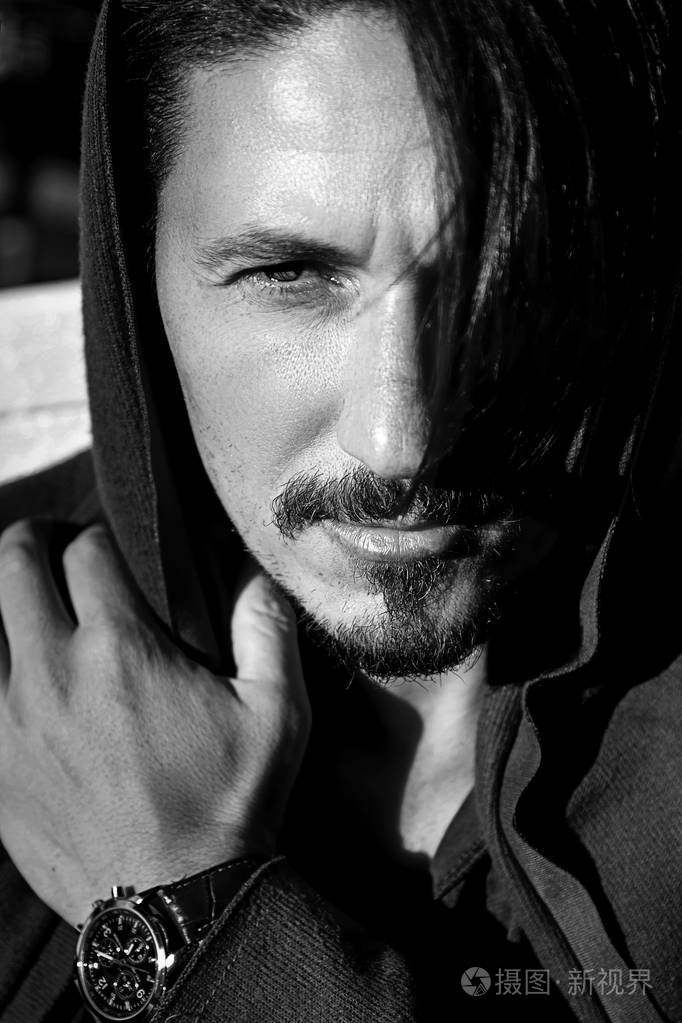 大城市的风格.黑白照片