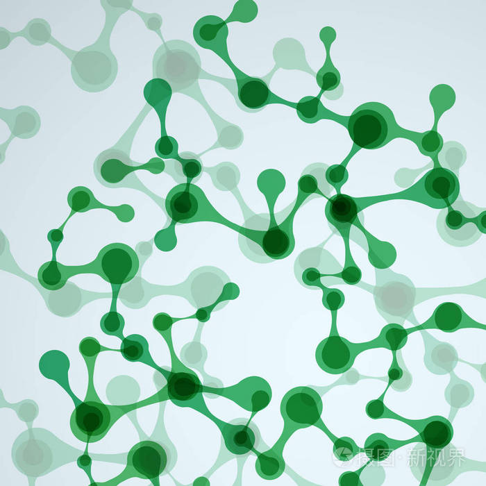 抽象的 dna 背景.矢量图.美丽的螺旋分子的结构