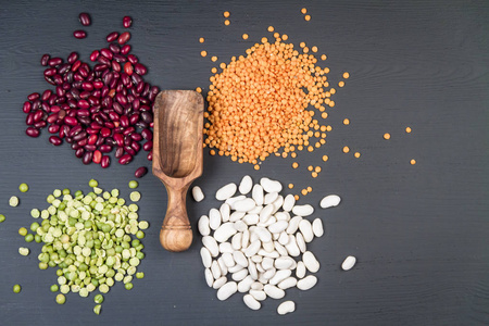 天然扁豆天然豆, 扁豆和豌豆照片