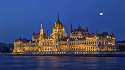 在布达佩斯，匈牙利，Hdr 的匈牙利国会大厦