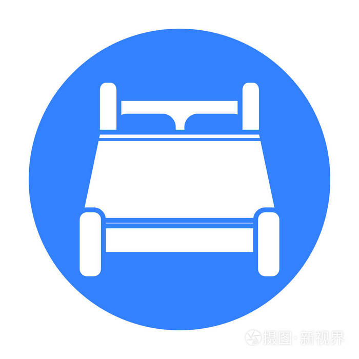 床上图标的 web 和移动矢量图