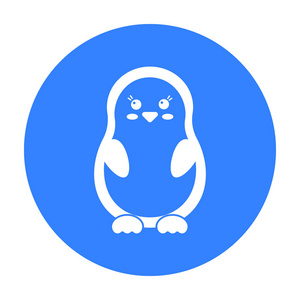 企鹅的插图矢量图标图片