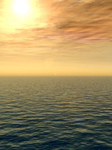 海和天空背景