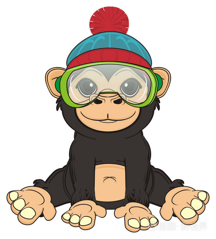 可爱的黑猴子