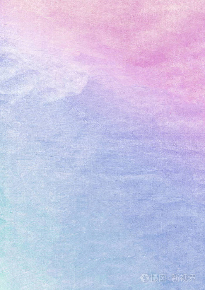 渐变粉色蓝色纹理的 grunge 纸 backbround