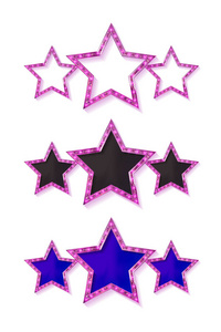 三金粉色星星