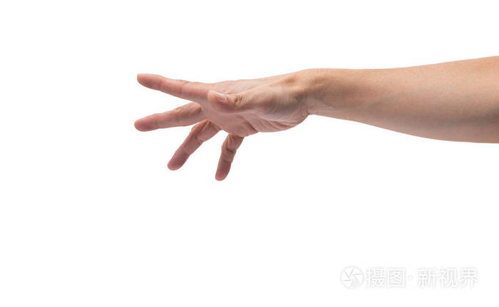 亚洲男性手伸出手