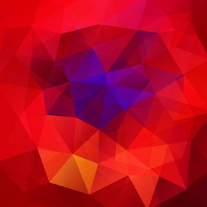 几何形状的背景。红色的马赛克图案。矢量 Eps 10。矢量图