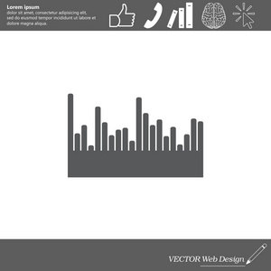 音频均衡器线图标