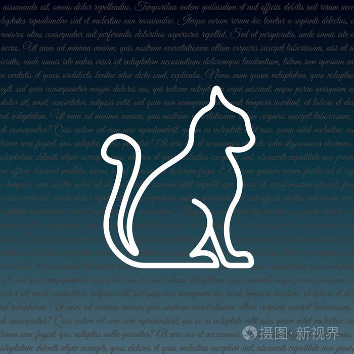 猫web线图标