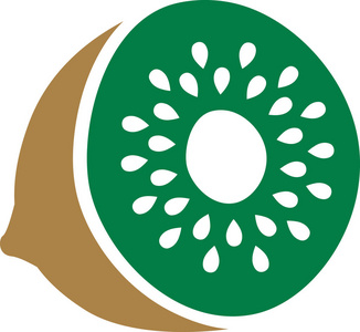 脂溶性维生素切猕猴桃矢量照片