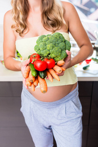 女人在怀孕饮食健康蔬菜