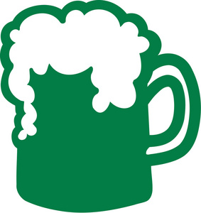 绿色啤酒圣帕特里克节